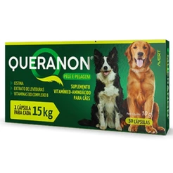Queranon 30 Cápsulas Suplemento para Cães de até 15kg Avert