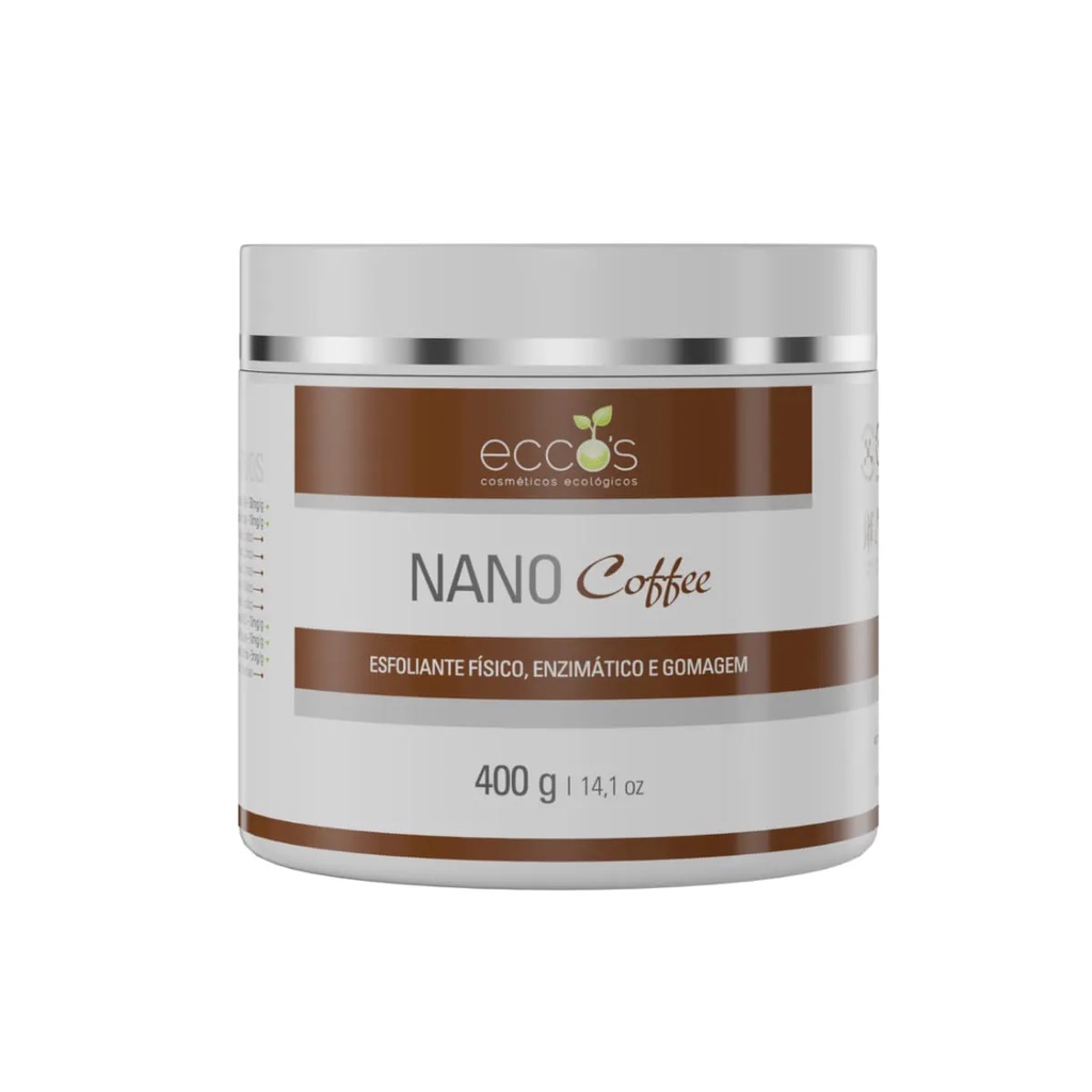Esfoliante Corporal e Facial Nano Coffe Eccos 400g