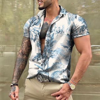 Coco Impressão 3D Tropical Rainforest Style Summer Men