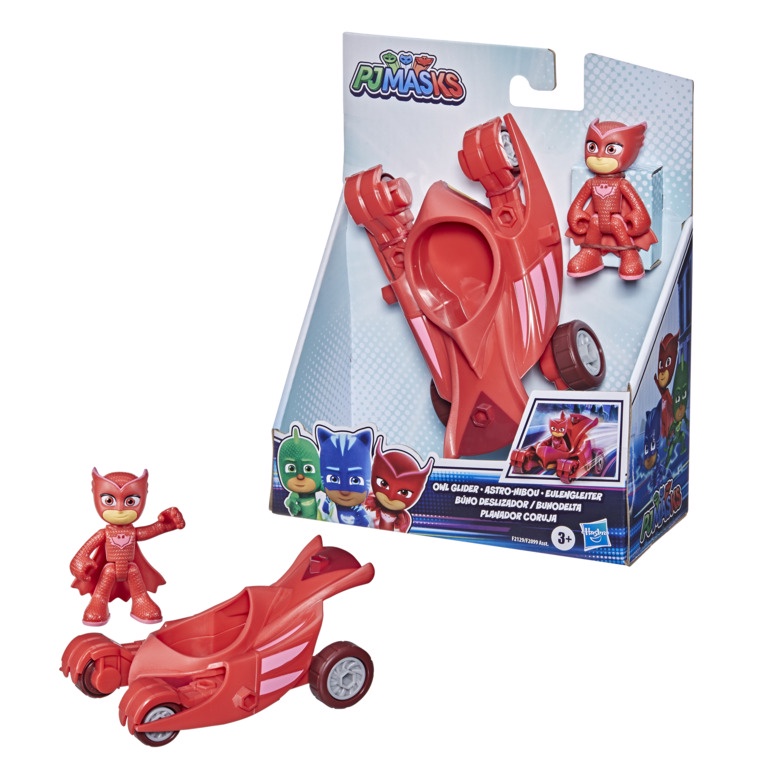 Boneco PJ Masks Corujita com Veículo - Hasbro F2129 em Oferta na Shopee