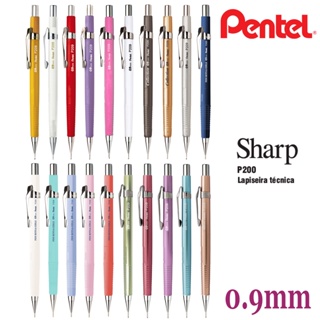 Lapiseira Técnica PENTEL Sharp P200 0.9mm em Oferta na Shopee
