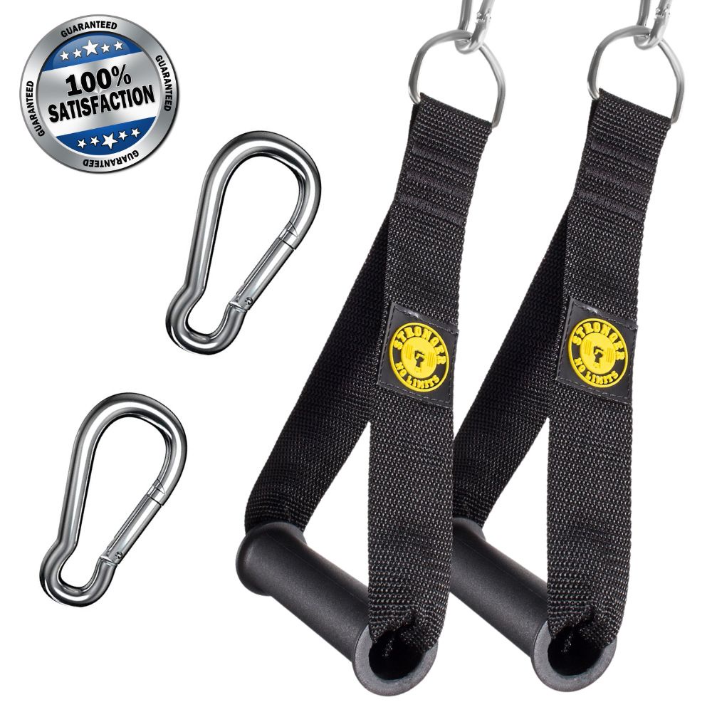 Puxador De Mão Alça Para Cross Over Pilates Remada Academia