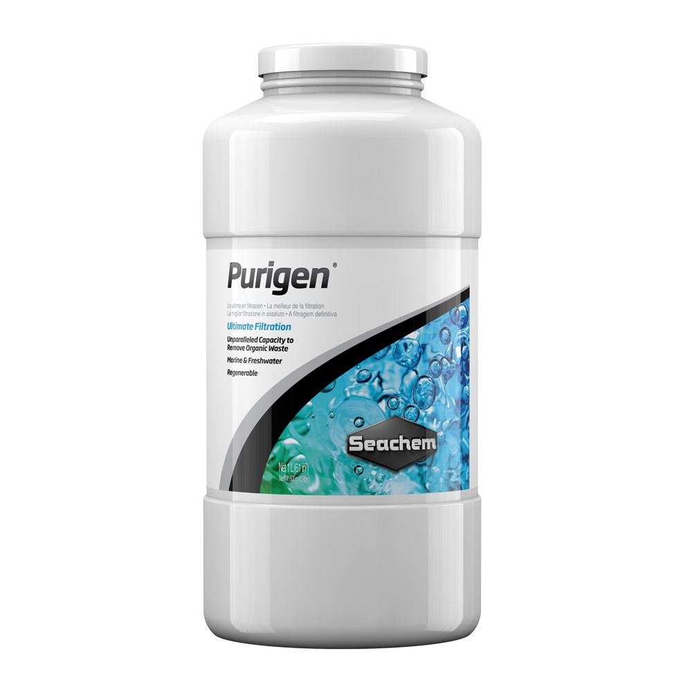 Seachem Purigen 1L Remove Impurezas da Água Doce Salgada