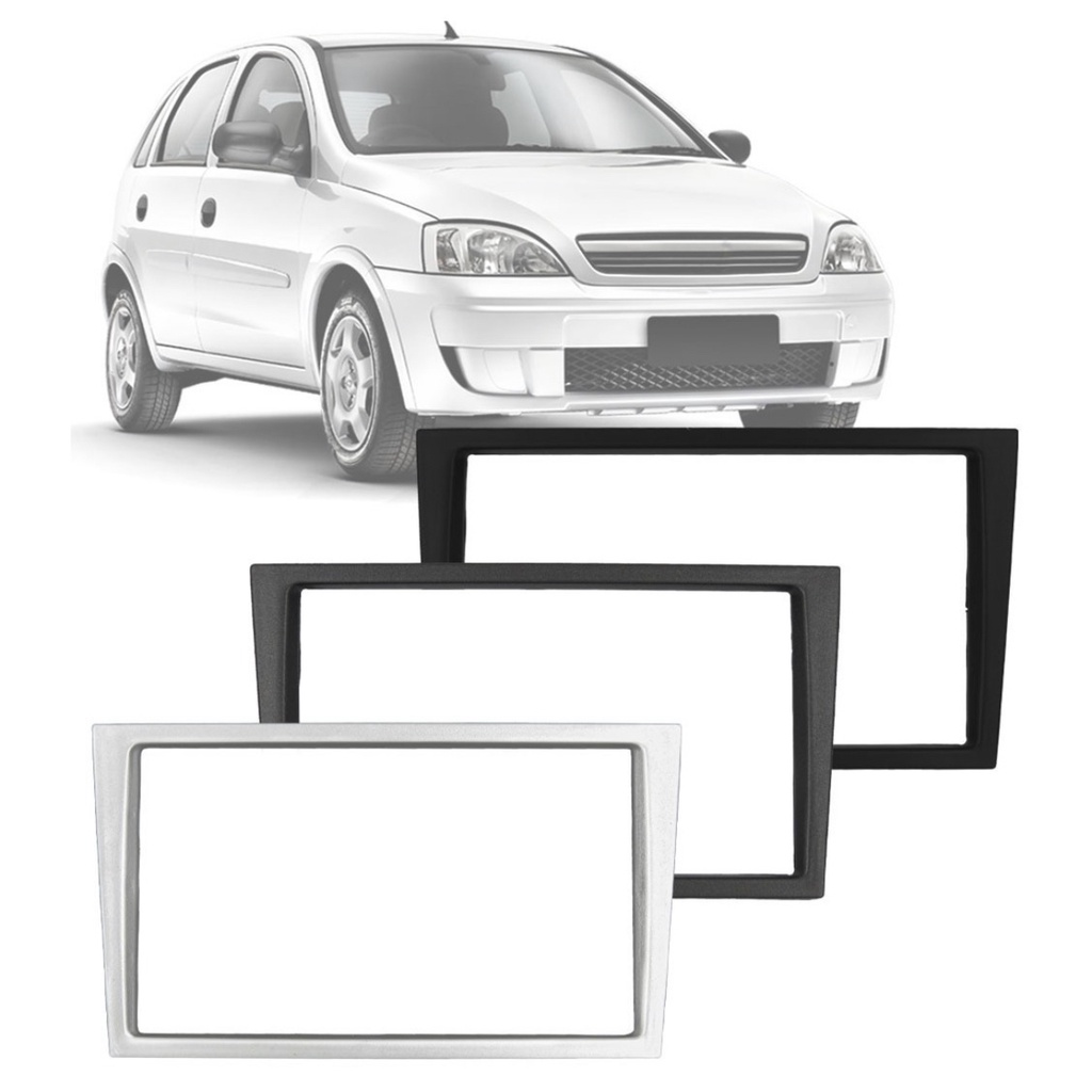Moldura Painel 2 Din Corsa / Meriva / Montana / Vectra