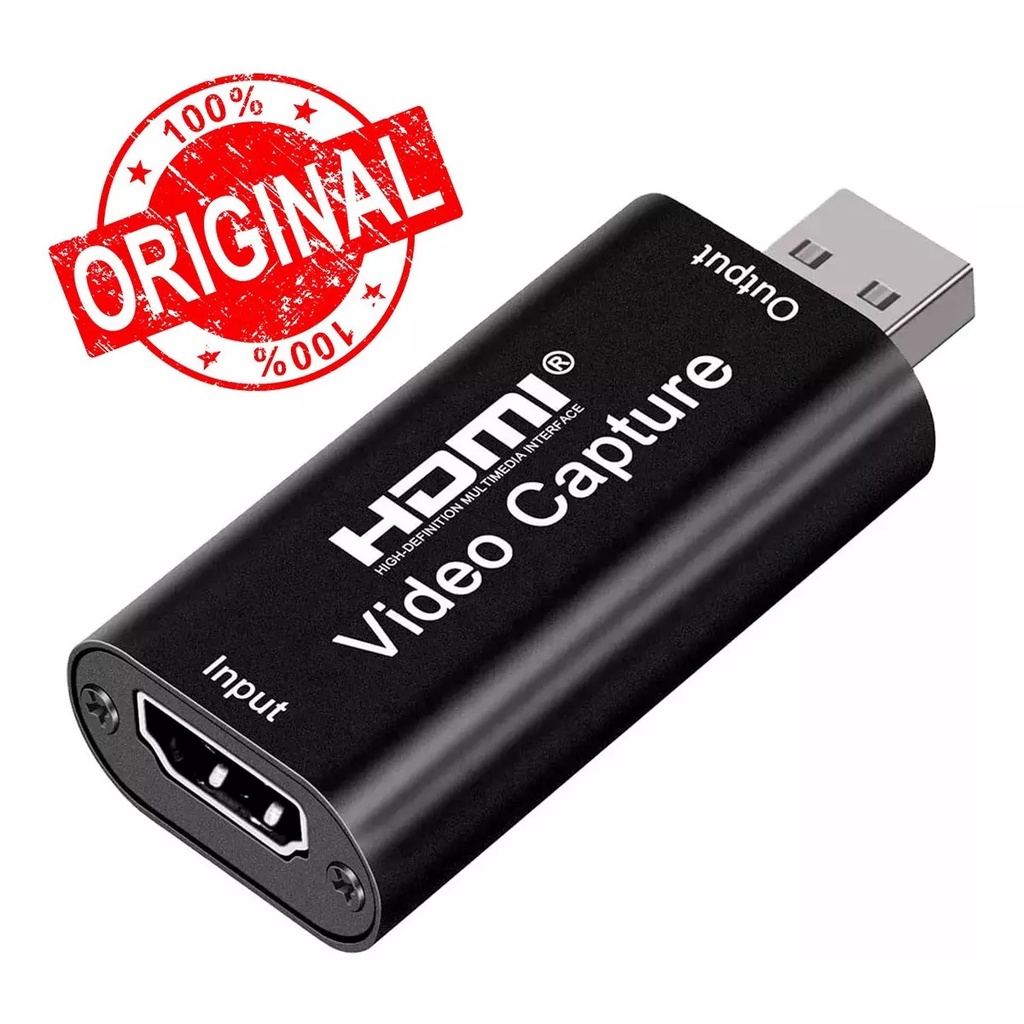 Placa Captura Vídeo Hdmi Full Hd 4k Live Streaming Original