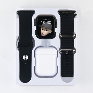 O Mais Novo Relógio Esportivo Feminino Estilo Smartwatch Inteligente 2 Em 1 X8 ULTRA Sempre Exibição Cabo Sem Fio i9s bluetooth Fone De Ouvido Com Pulseira