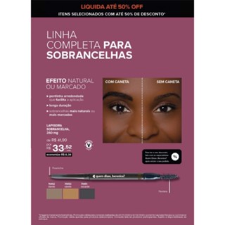 Lapiseira Sobrancelha Clarete 350mg marrom claro