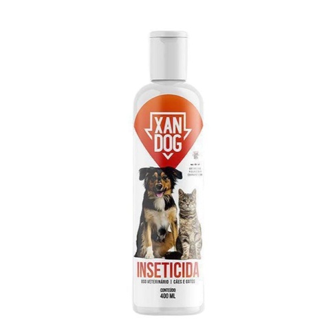 Xandog Shampoo Antipulgas e Carrapatos 400ml para Cães e Gatos Centagro - Pets