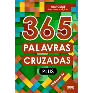365 Palavras Cruzadas Plus | Volume IV em Oferta na Shopee