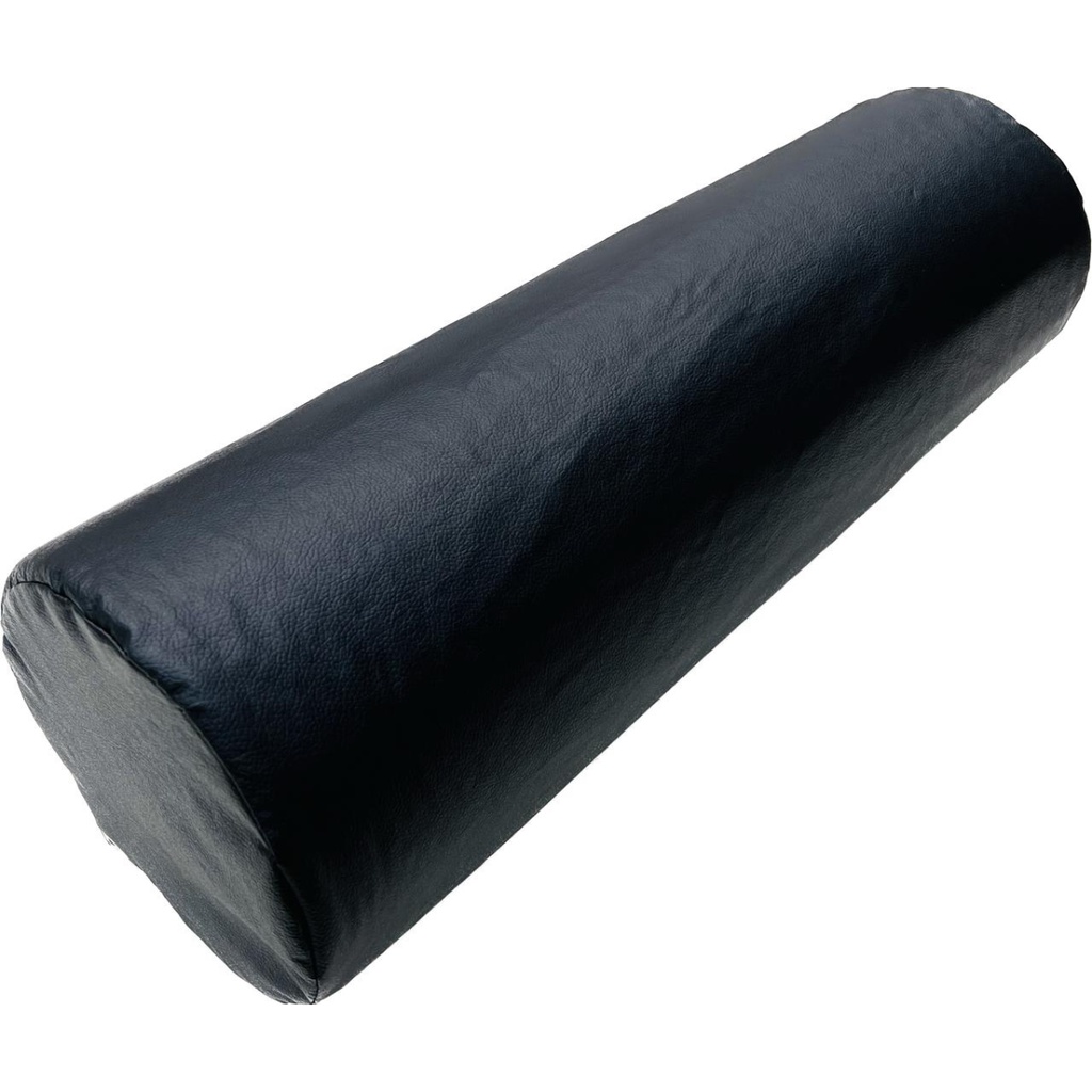 Rolo Posicionamento Exercícios Fisioterapia Pilates 60x17 Corino Preto