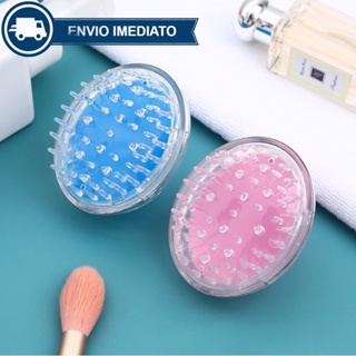 Escova de Silicone com Reservatório para Banho Para Massagem De Couro Cabeludo Raiz De Cabelo em Oferta na Shopee