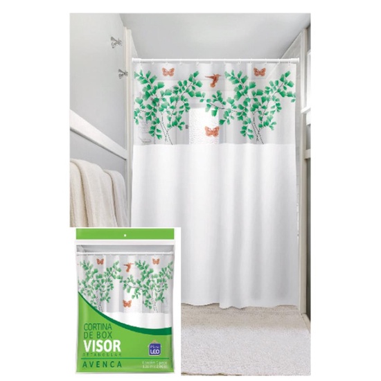 Cortina P/ Box Vinil Visor Estamp-1,35x2,00 MTS