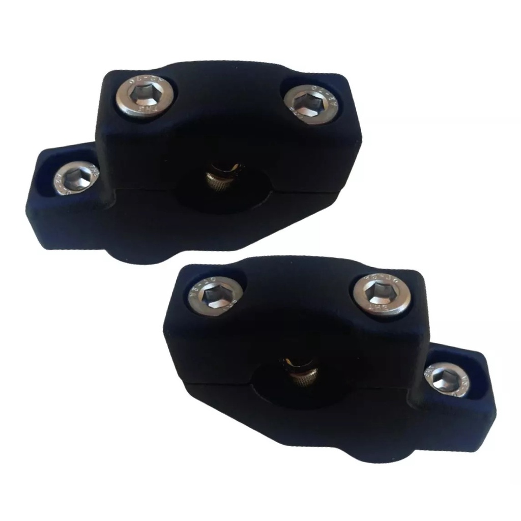 Riser alongador de guidão Bajaj /Bajaj Dominar 400 - 22mm preto fosco