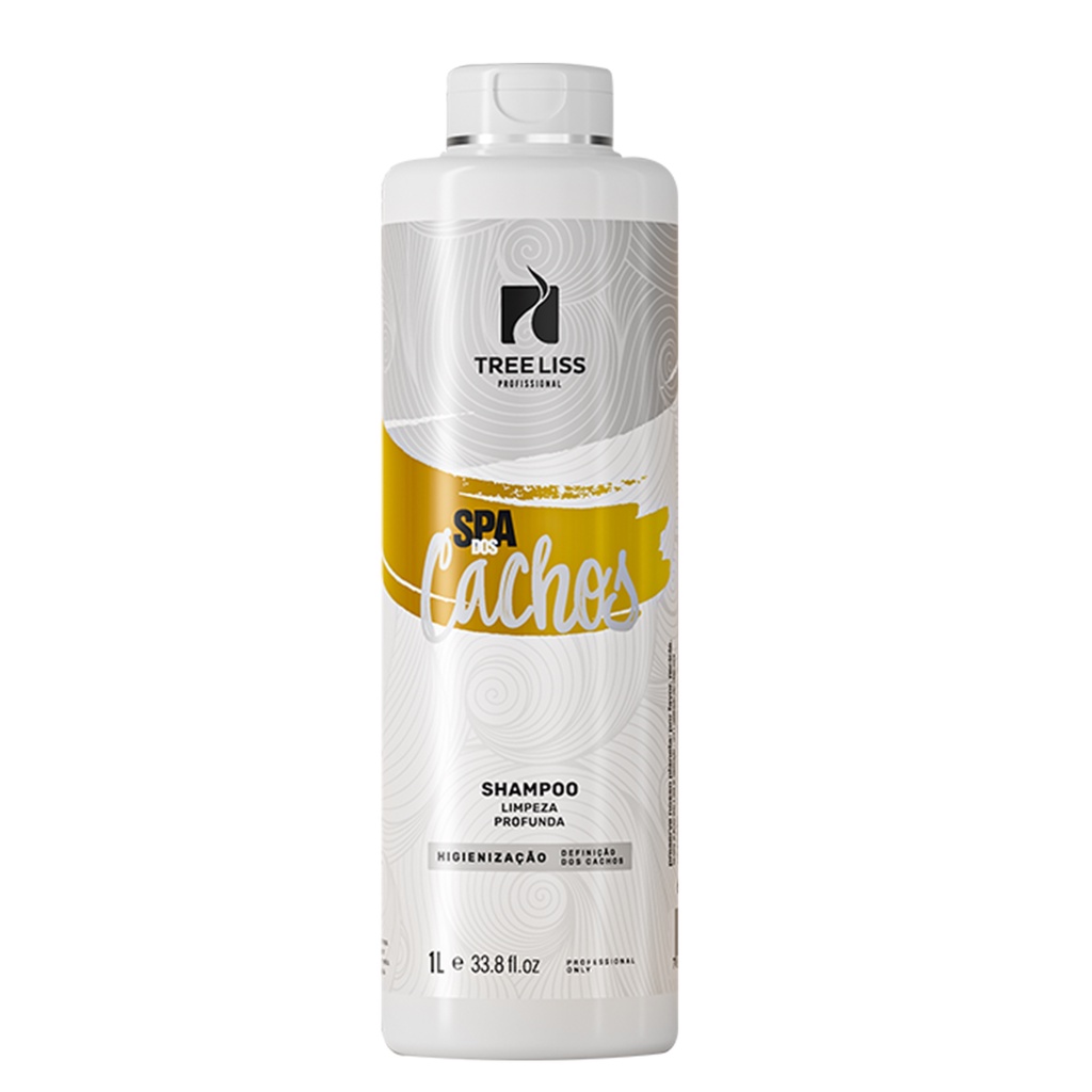 Shampoo Limpeza Profunda Spa dos Cachos Tree Liss 1L
