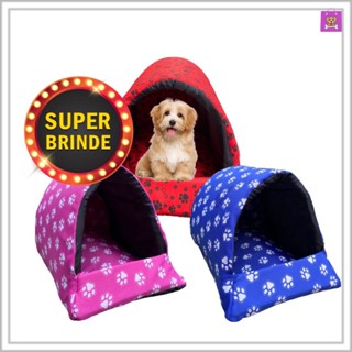 Cama Iglu Pet Casinha Toca Cachorro Iglu Caminha Toca Gato Pequeno Porte P M G Fundo Impermeável e Ziper Promoção