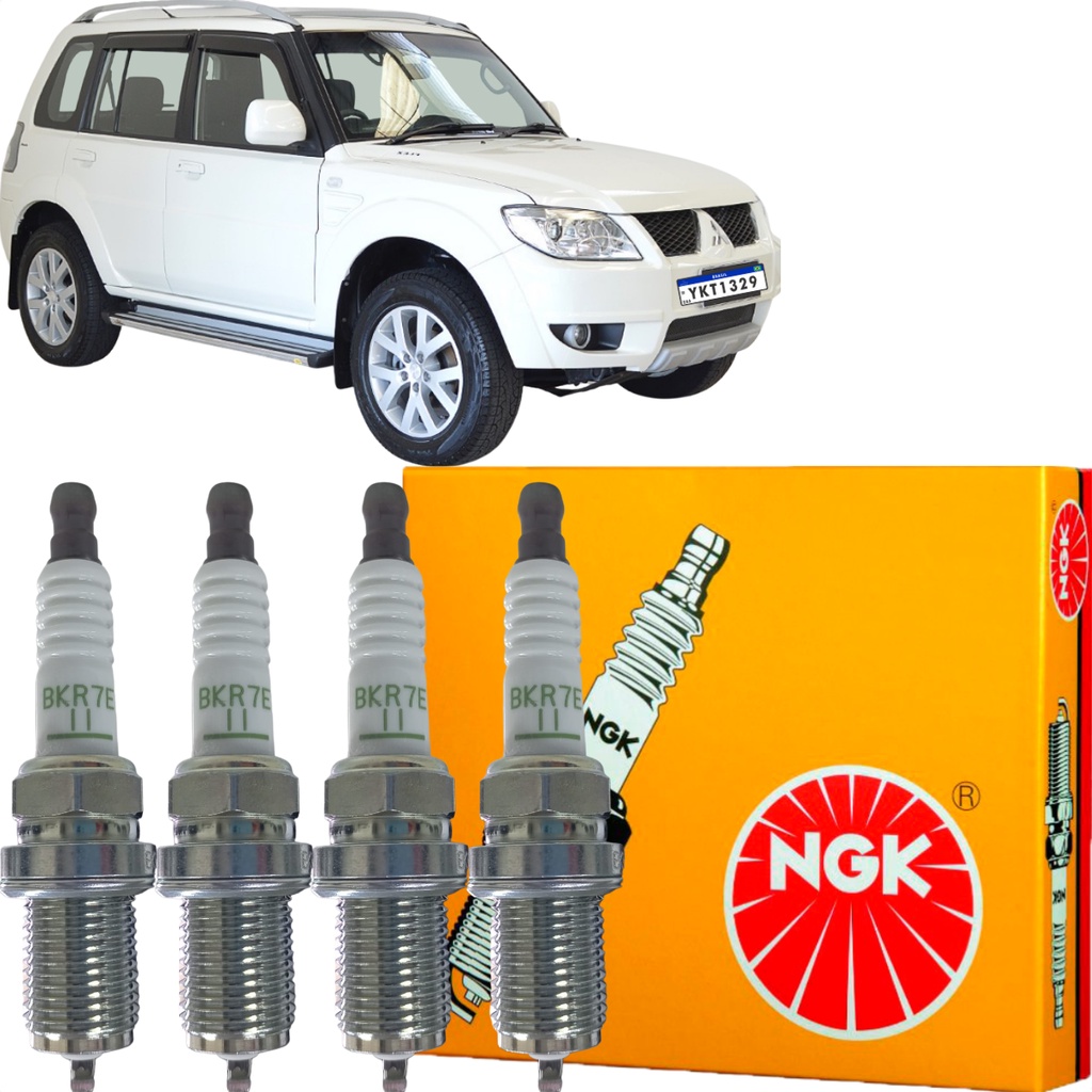 Jogo de Velas Original NGK Pajero TR4 2.0 Flex 2009 Até 2015 em Oferta na Shopee