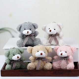 Mini Brinquedos De Pelúcia De Urso 8cm Pingente Conjunto PP Algodão Macio Recheado Presente De Natal