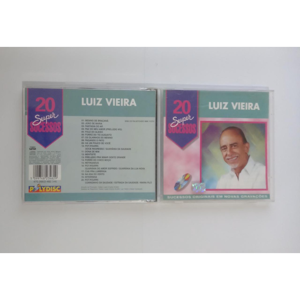 CD Luz Vieira 20 Super Sucessos
