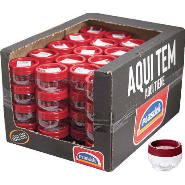 KIT GIRE E TRAVE 155 ML - 76 PEÇAS VERMELHO