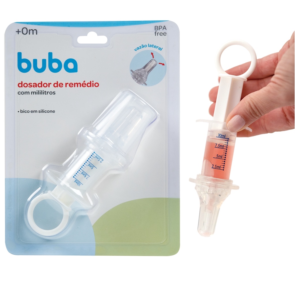 Seringa de Medicamento Bebê Dosador Medicação Infantil Remédio Silicone