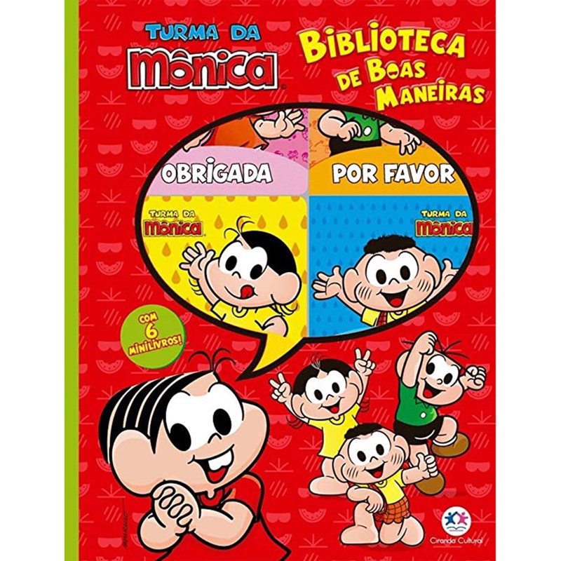 Turma da Mônica | Biblioteca de Boas Maneiras em Oferta na Shopee