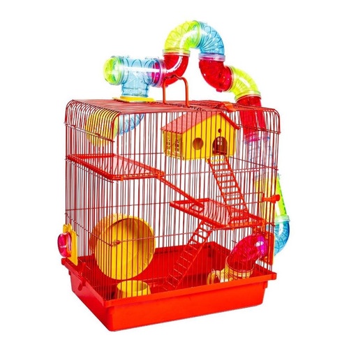 GAIOLA HAMSTER LABIRINTO CASA GRANDE 3 ANDARES
