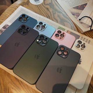 Capa Protetora De Vidro Fosco De Alta Qualidade AG Para iPhone 15 14 13 12 11 Pro 14 Plus Max Proteção Total Da Lente Tampa Traseira