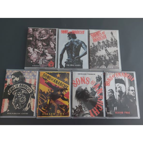 Box Dvd Sons Of Anarchy todas temporadas dubladas