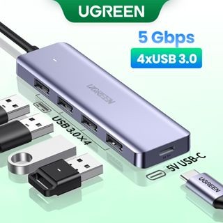 UGREEN HUB OTG 4 Portas USB Ultra Fino De Alta Velocidade Para PC/Laptop em Oferta na Shopee