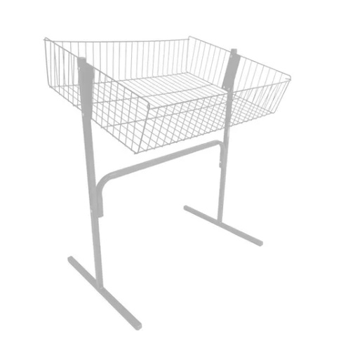 Expositor Aramado Cesto Promoção Loja Banca de Ofertas Display Metal Organizador Vendas