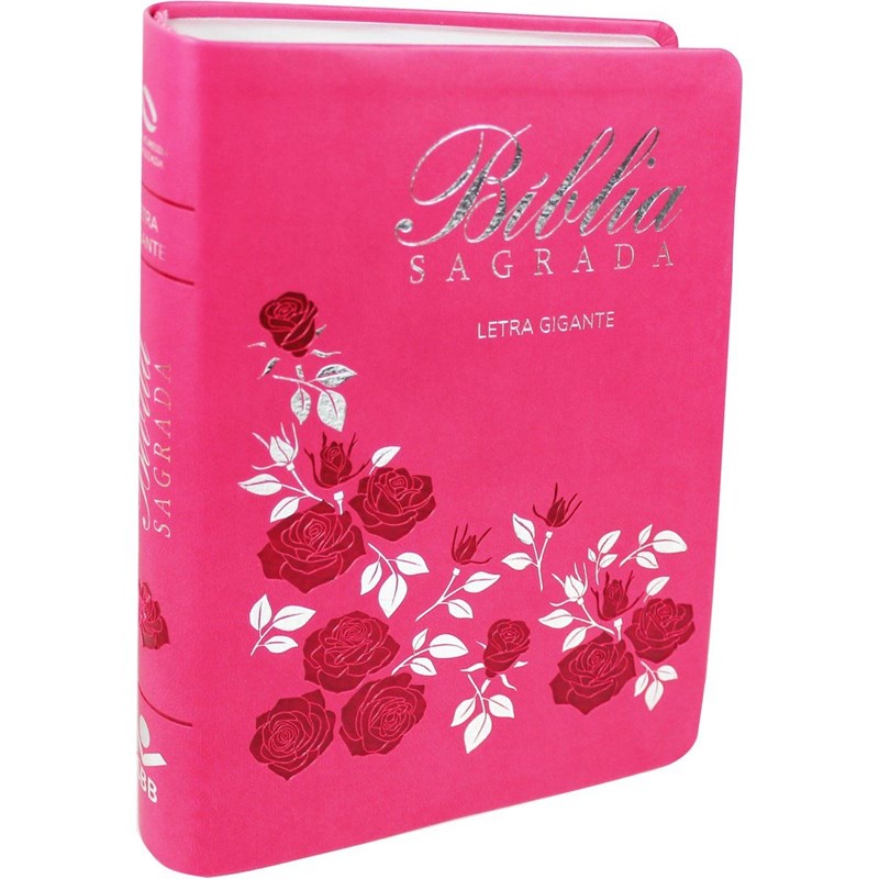 Bíblia Sagrada | NAA | Letra Gigante | Capa Rosa C/ Índice em Oferta na Shopee