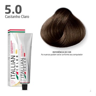 Coloração Itallian Color 60g Castanho Claro 5
