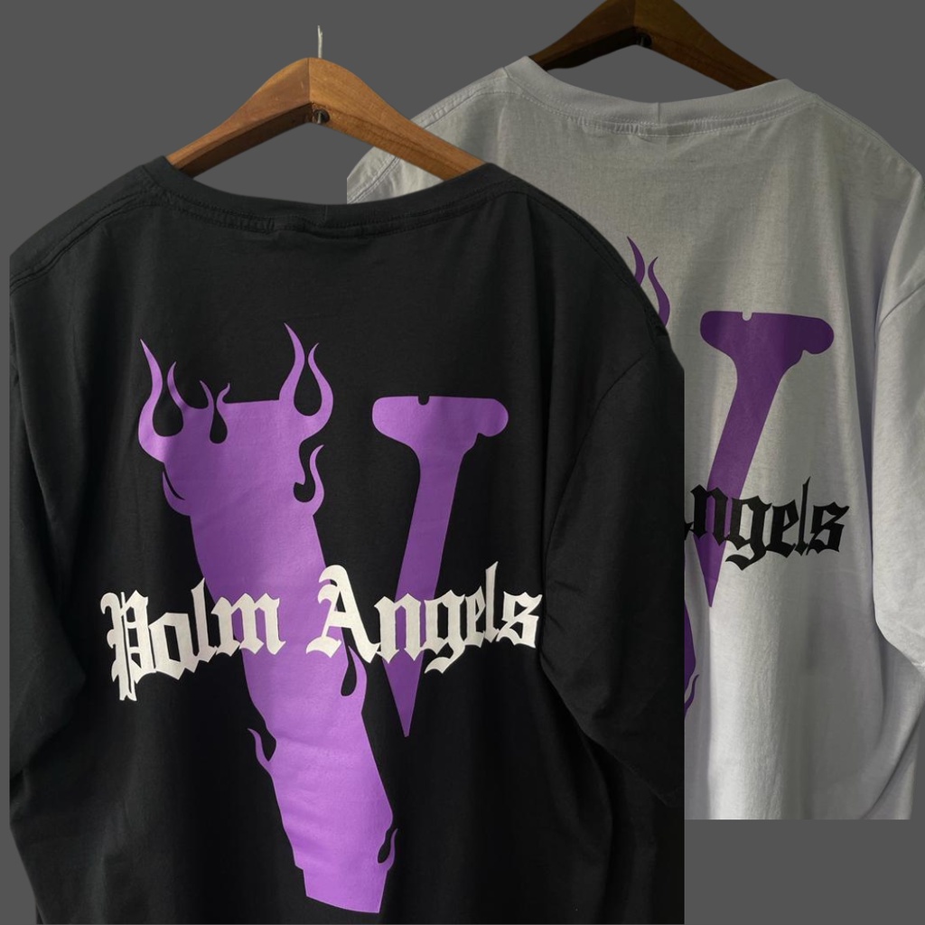 Camiseta Vlone x Palm Angels Masculina - Escorrega o Preço