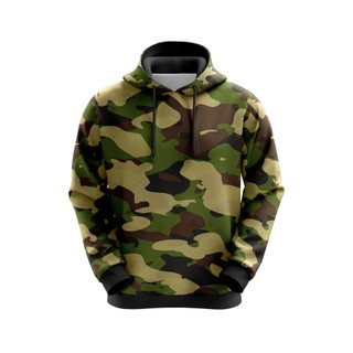 Blusa De Moletom Full Masculino Camuflado Militar Pronta Entrega