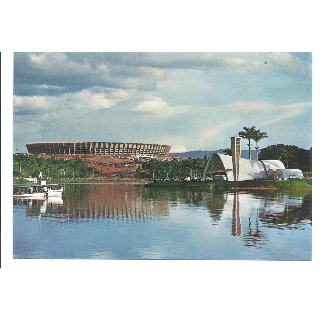 Cartão Postal Antigo Estádio Mineirão - Belo Horizonte MG xp K76