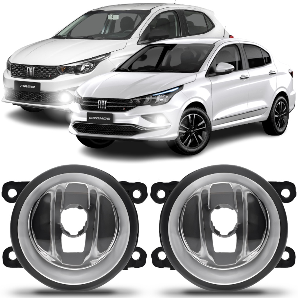 Par Farol Milha Argo Cronos 2017 2018 2019 em Oferta na Shopee