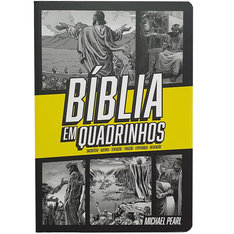 Bíblia em Quadrinhos | Capa Dura | Amarela em Oferta na Shopee