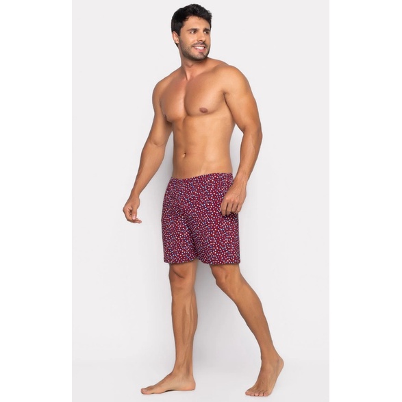 Samba-canção Masculino Adulto Malha Fria Liganete short de dormir/ samba canção/
