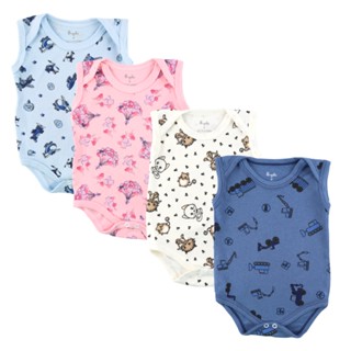 Body Regata Suedine Estampado - (RN/P/M/G)