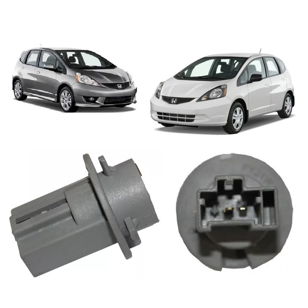 Soquete Da Lâmpada Seta Pisca Lanterna Traseira Honda Fit 2004 2005 2006 2007 2008 2009 2010 2011 2012 2013 2014 Civic / City 2009 até 2011 Original Valeo