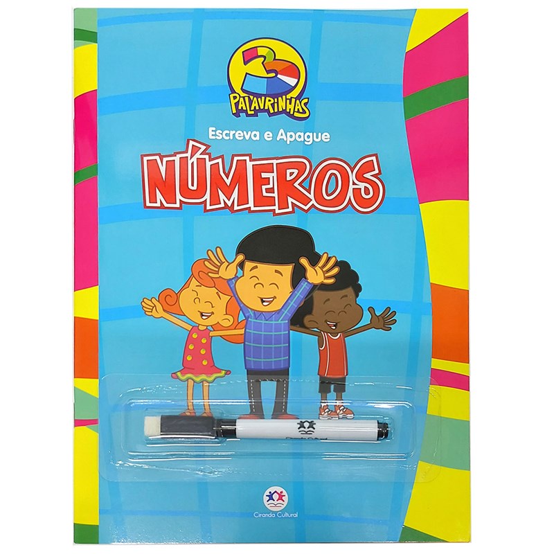 3 Palavrinhas: Números | Escreva e Apague
