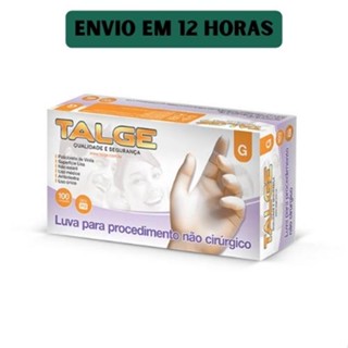 Luva de Vinil Descartável sem pó Cx c/100 Unidades