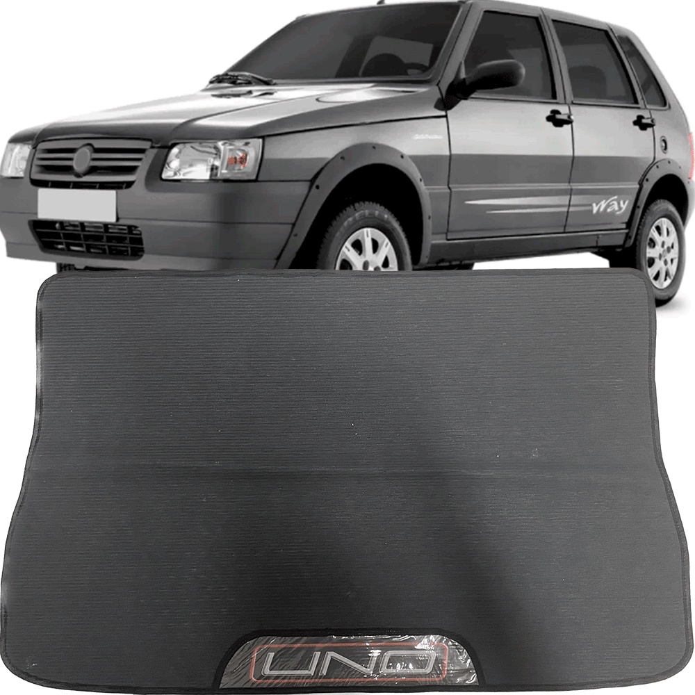 TAPETE EMBORRACHADO PARA PORTA MALA MALAS ESPECIFICO DO CARRO FIAT UNO 04 A 13 QUADRADO em Oferta na Shopee