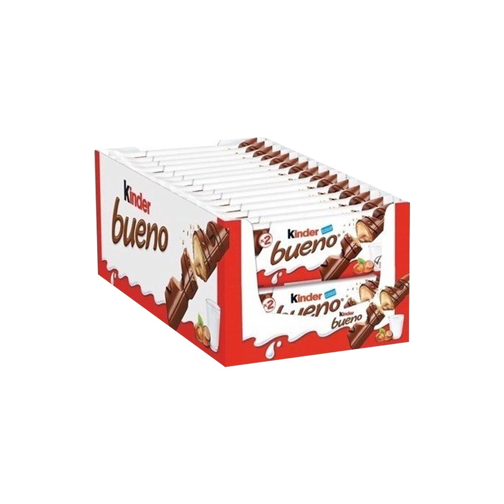 Chocolate Kinder Bueno Ao Leite 43g C/15un - Ferrero em Oferta na Shopee
