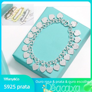 TFY pulseira prata 925 Tênis De Pulseiras de amor da moda