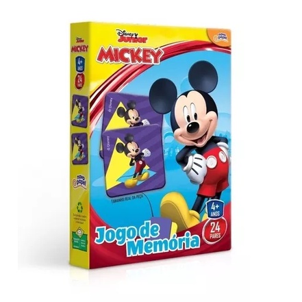 Jogo da Memoria Mickey - Toyster 8004 - Hobbies & Collections