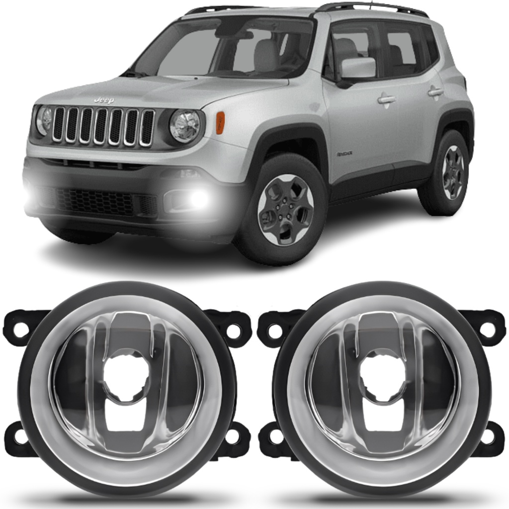 Par Farol Milha Jeep Renegade 2015 2016 2017 2018 2019 em Oferta na Shopee