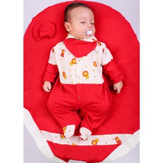 Saida de Maternidade Para Bebe Menino Verde 04 peças Safari Toque Basico Roupas Para Bebê