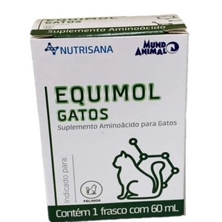 Nutrisana Equimol Gatos 60ml Suplemento para Gatos Mundo Animal em Oferta na Shopee