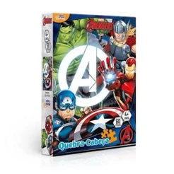 Quebra Cabeça Marvel Vingadores de 60 Peças - Toyster 8034
